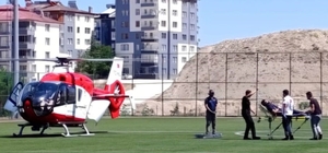 Darende'de 72 yaşındaki hasta hava ambulansıyla Malatya'ya sevk edildi