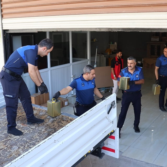Şanlıurfa'da 875 kilo sade yağa el konuldu