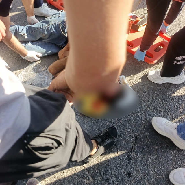 Siirt'te otomobil ile motosiklet çarpıştı: 1 ağır yaralı