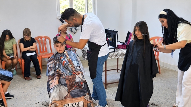 Söke Belediyesi'nden okul öncesi ücretsiz saç tıraşı