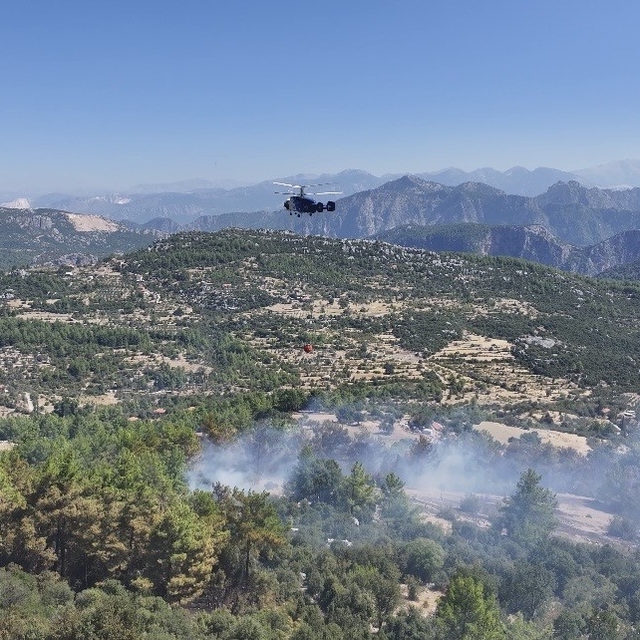 Burdur'da orman yangını kontrol altına alındı