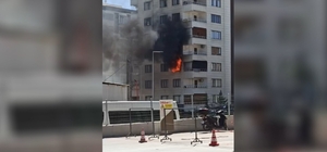 Şanlıurfa'da 8 katlı binada yangın: Bina sakinleri tahliye edildi