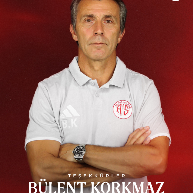 Antalyaspor'da Bülent Korkmaz dönemi sona erdi