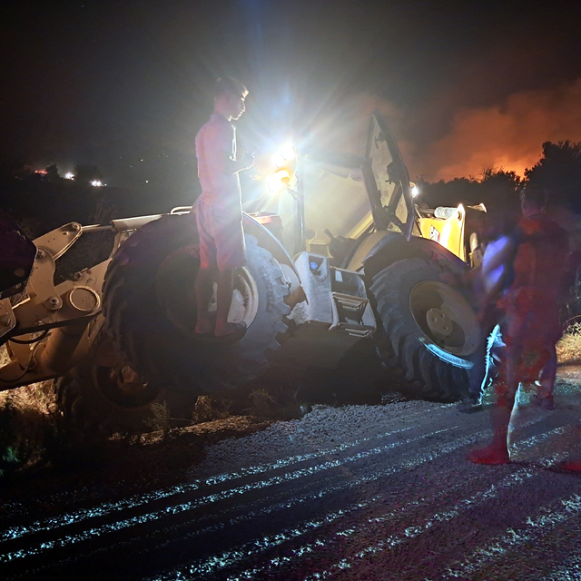 Antalya Serik'te orman yangını: Evler ve seralar yandı (2)