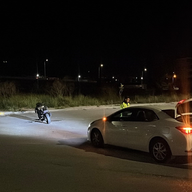 Çorum'da otomobil ile motosiklet çarpıştı: 1 yaralı