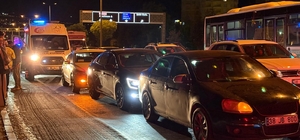 Kayseri'de 3 otomobil çarpıştı: 1 yaralı