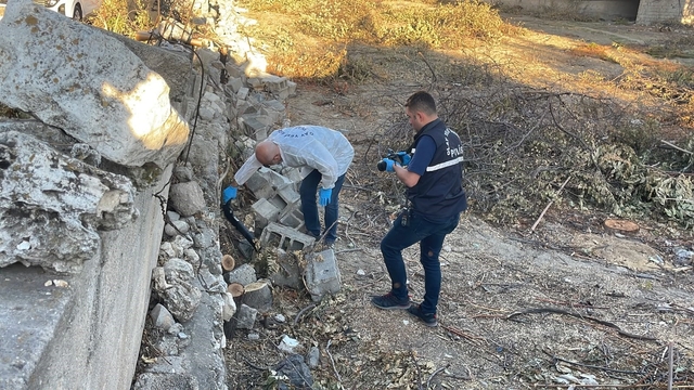Karaman'da evin bahçesinde tüfek bulundu