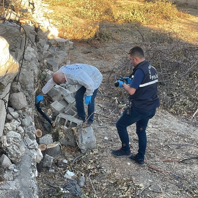 Karaman'da evin bahçesinde tüfek bulundu