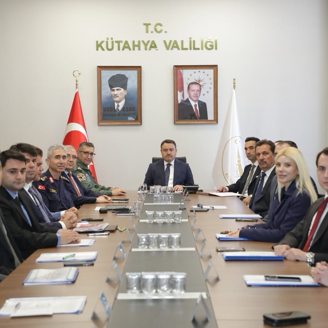 Kütahya'da güvenlik ve asayiş masaya yatırıldı