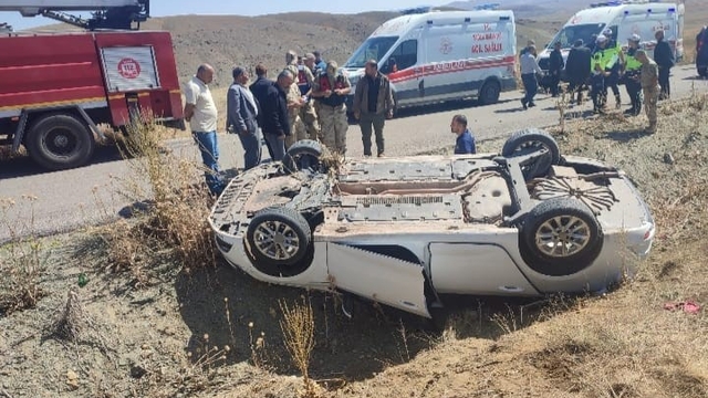 Van'da trafik kazası: 1 yaralı