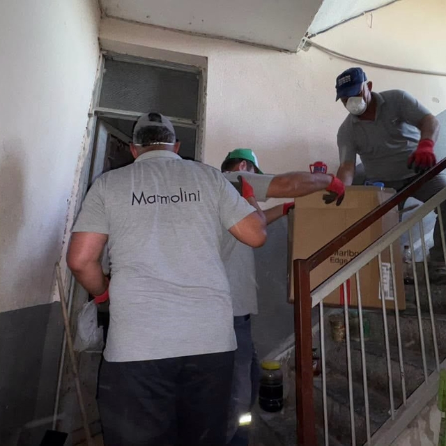 Bozdoğan'da çöp ev temizlendi