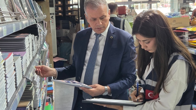 Samsun'da 300'ün üzerinde kırtasiye ve 50 binden fazla ürün denetlendi