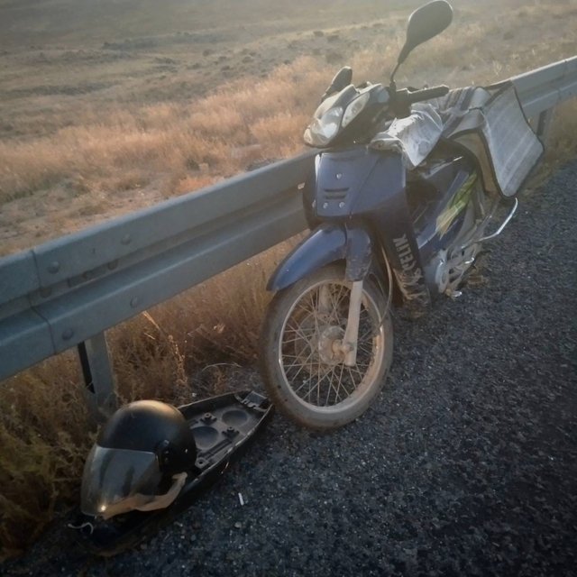 Kayseri'de bariyerlere çarpan motosikletin sürücüsü öldü
