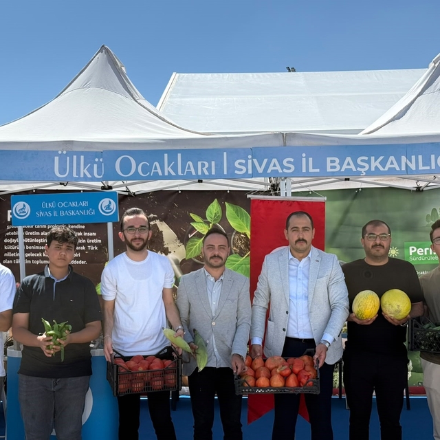 Sivas Ülkü Ocakları permakültür ve sürdürülebilir tarım projesini sergiledi