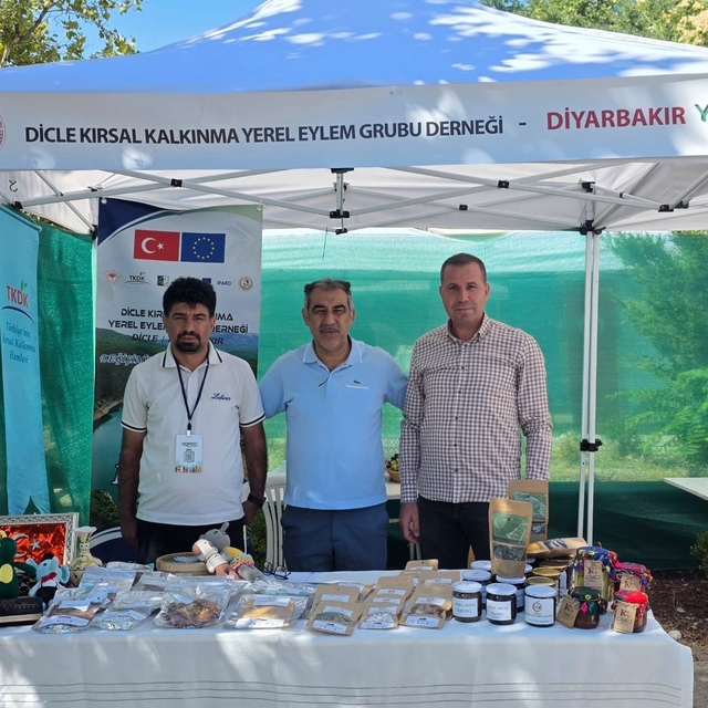 Dicle'nin yerel ürünleri ve lezzetleri Ankara'da görücüye çıktı