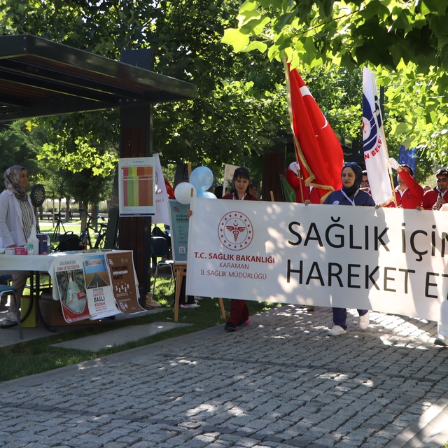 Karaman'da Halk Sağlığı Haftası etkinliği düzenlendi