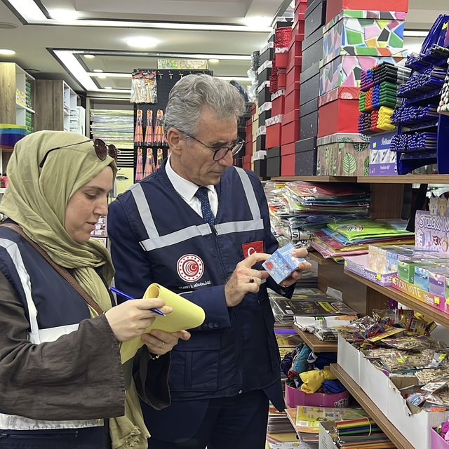 Mersin'de kırtasiyelere sıkı denetim