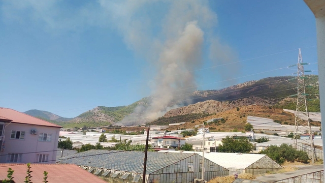 Mersin'de orman yangını