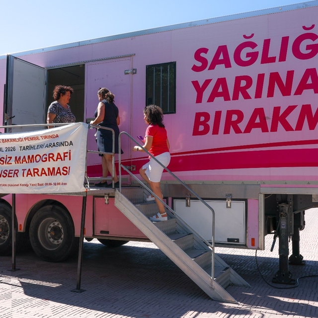 Kanser tarama aracı "Pembe Prenses" Aliağa'da