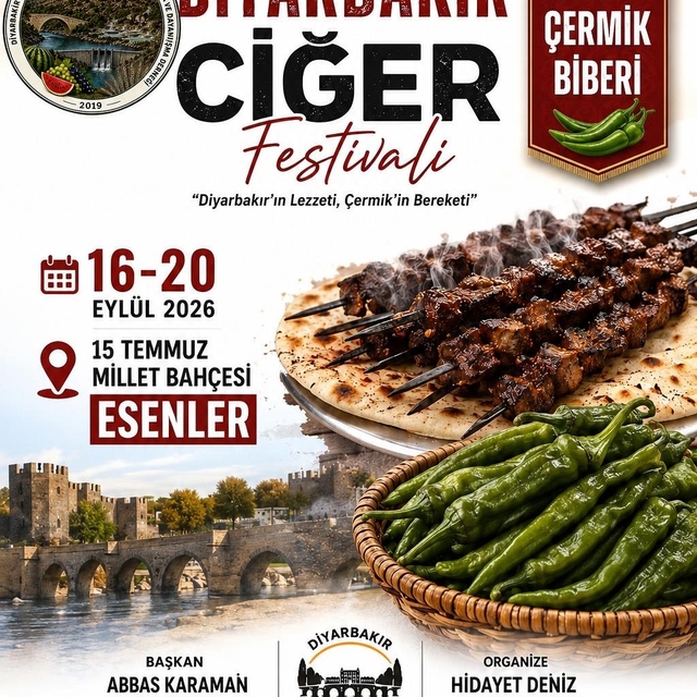 Festivalde 1 ton çermik biberi ücretsiz dağıtılacak