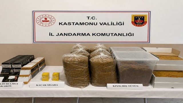 Kastamonu'da 4 bin 720 adet doldurulmuş makaron ele geçirildi