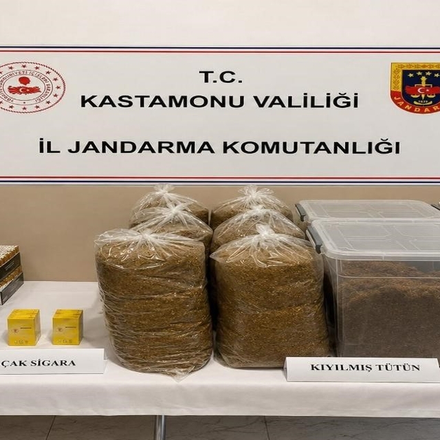 Kastamonu'da 4 bin 720 adet doldurulmuş makaron ele geçirildi
