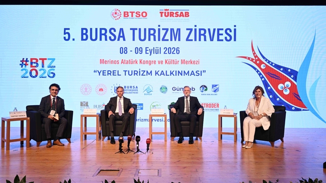 Bursa Turizm Zirvesi 'Yerel Kalkınma' temasıyla başladı
BTSO Yönetim Kurulu Başkanı İbrahim Burkay:
"Bursa fuar ve kongre turizminde merkez olmalı"