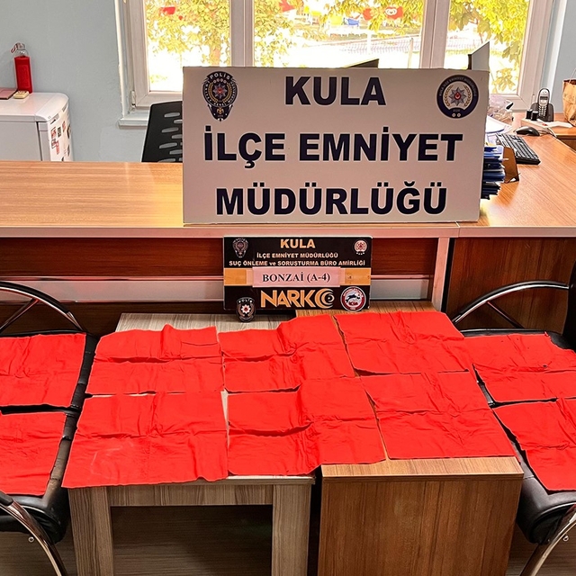 Kula'da zehir tacirlerine darbe: 1 şüpheli tutuklandı
