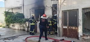 Çorum'da apartman dairesinde çıkan yangın korkuttu