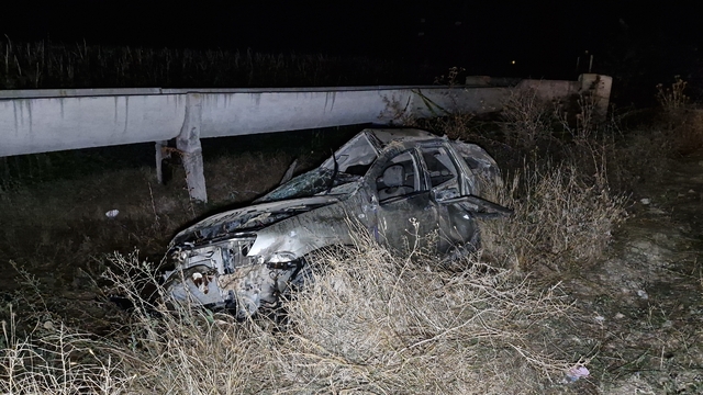 Takla atan otomobilden fırlayan şahıs hayatını kaybetti