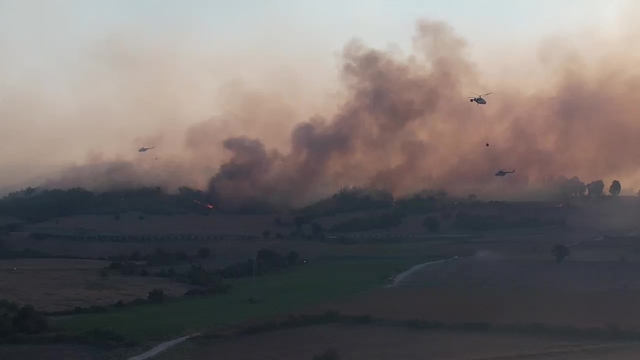 Kozan, İmamoğlu ve Aladağ'daki yangına havadan müdahale başladı
Yangının boyutu ve helikopterlerin müdahalesi havadan görüntülendi