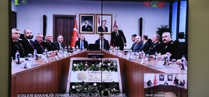 Ardahan Valisi Yamlı,  Yurt Güvenliği VKS Toplantısı'na katıldı