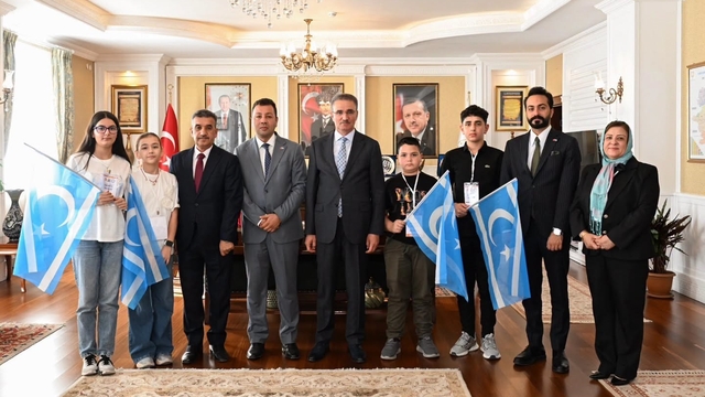 Türkmeneli Heyetinden Vali Baruş'a ziyaret