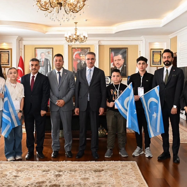 Türkmeneli Heyetinden Vali Baruş'a ziyaret
