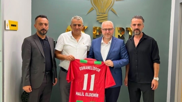 Osmanelispor'dan Milletvekili Eldemir'e ziyaret