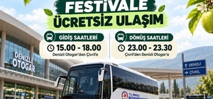 Denizli'den Çivril Elma Festivaline ücretsiz ulaşım sağlanacak