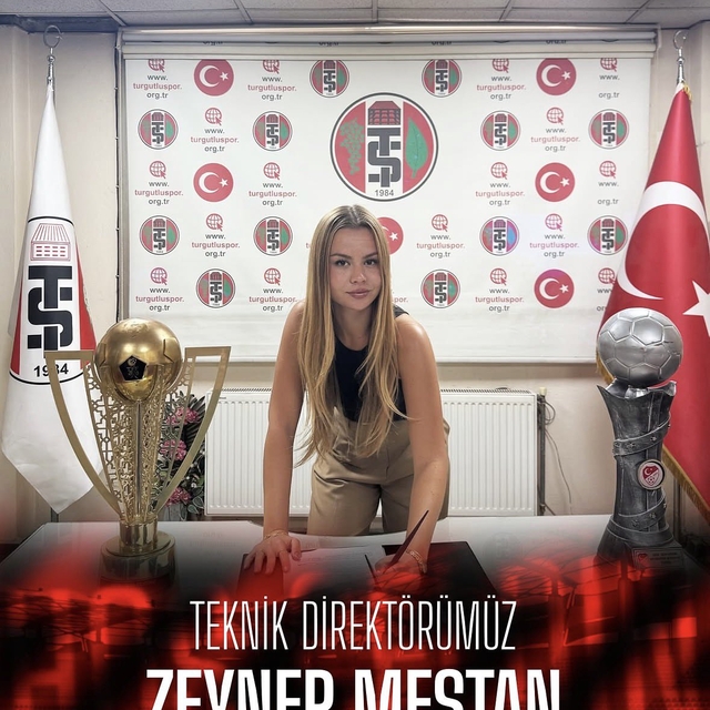 Turgutluspor'dan tarihi ilk: Takım 22 yaşındaki Zeynep Mestan'a emanet