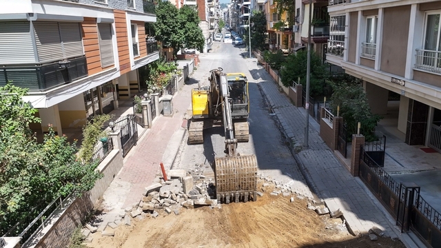 Güzelhisar'da yollar yenileniyor