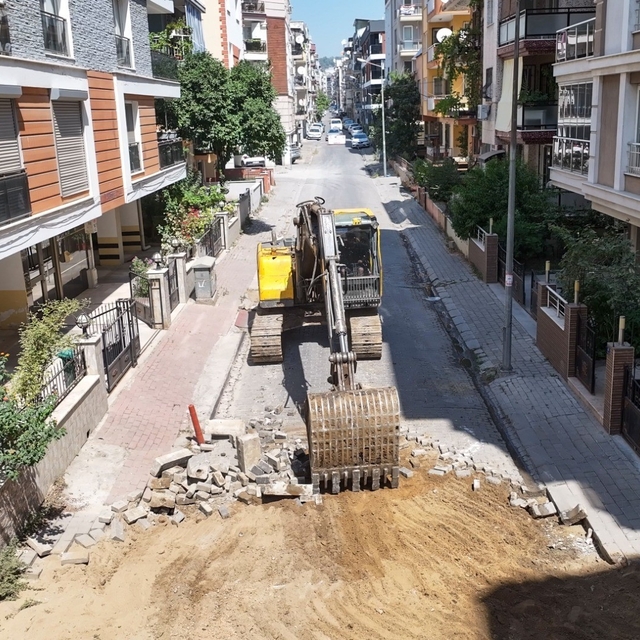 Güzelhisar'da yollar yenileniyor