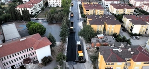 Gölcük'te 600 metrelik cadde yenilendi