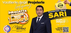 MTSO Başkan Adayı Boyraz'ın pusula rengi belli oldu