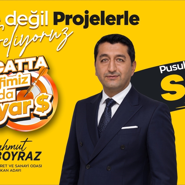 MTSO Başkan Adayı Boyraz'ın pusula rengi belli oldu