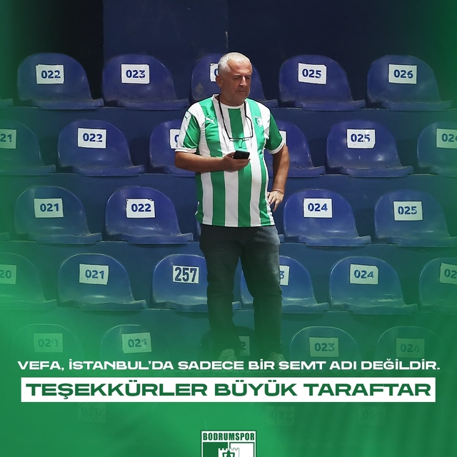 Bodrum FK'dan vefakar taraftara ömür boyu kombine