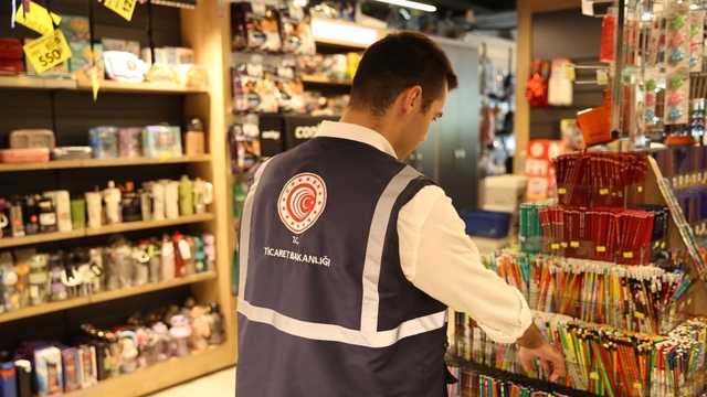 Denizli'de kırtasiye ve okul ürünlerine yönelik denetimler yoğunlaştırıldı