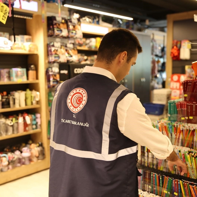 Denizli'de kırtasiye ve okul ürünlerine yönelik denetimler yoğunlaştırıldı