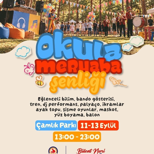 Denizli Büyükşehir 'Okula Merhaba Şenliği' düzenliyor
Çamlık Parkı'nda 3 gü...
