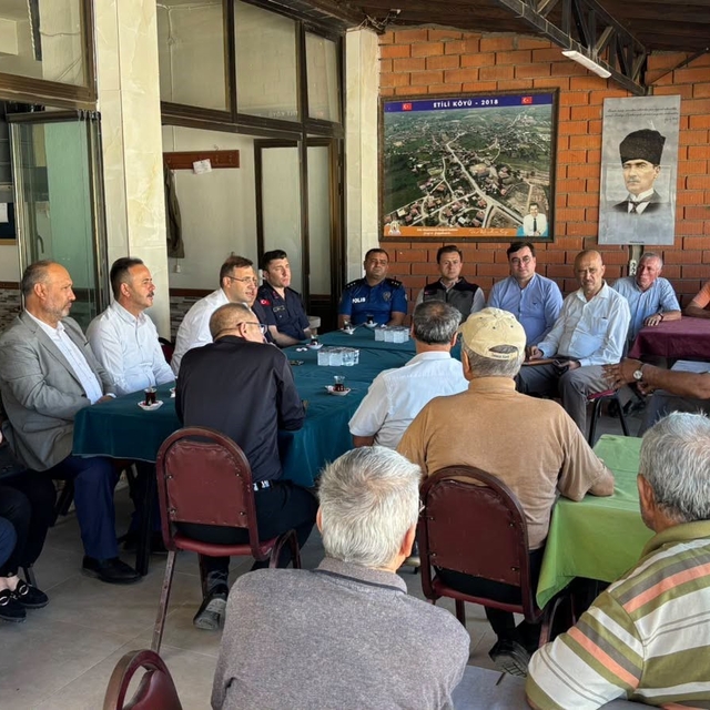 Çan Kaymakamı Bülent Şimşek'ten Etili Köyü'ne Ziyaret