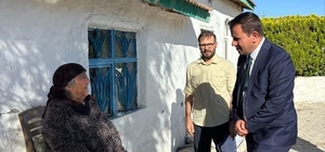 Kaymakam Topaca'dan köylerde anlamlı ziyaretler