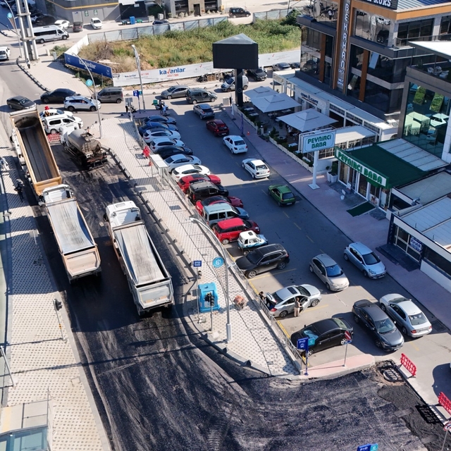 Alikahya'da 2,7 kilometrelik yol güzergahı yenileniyor