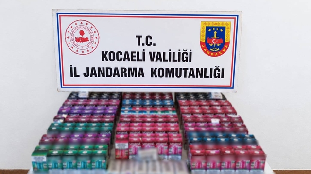 Kocaeli'de 5,4 milyon liralık kaçakçılık operasyonu